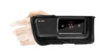Green Lion Rechargeable Wrist Massager with Heat Compress & Vibration - Black