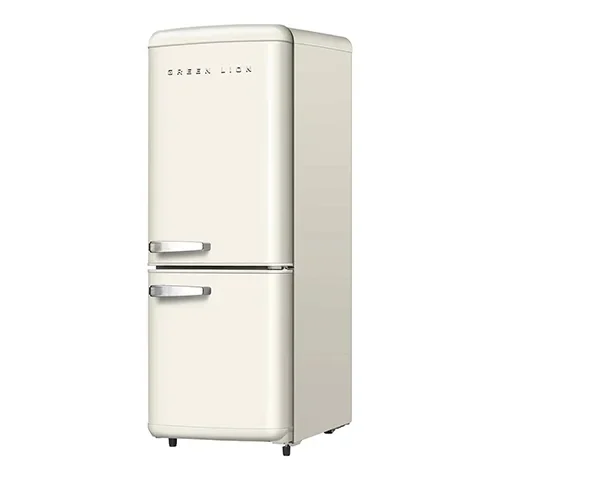 Green Lion Retro 103L Refrigerator - Beige