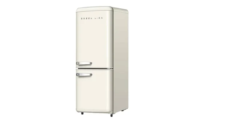 Green Lion Retro 103L Refrigerator - Beige