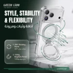 Green Lion Richmond MagSafe for iPhone 18/17 Pro / 18 Pro Max - Clear
