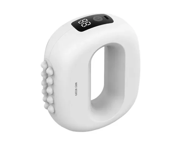 Green Lion Ring Massager with Deep Tissue Relief - White