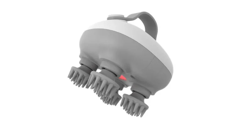 Green Lion Scalp Massager with 360° Detachable Heads - Grey