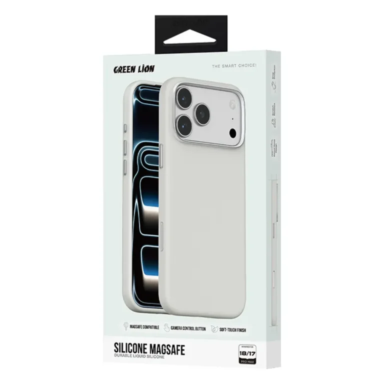 Green Lion Silicone MagSafe with Durable Liquid Silicone for iPhone 18/17 Pro / Pro Max