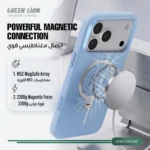Green Lion Silicone Stand Case MagSafe With 360° Stand for iPhone 18/17 Pro / Pro Max