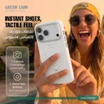 Green Lion Silicone Stand Case MagSafe With 360° Stand for iPhone 18/17 Pro / Pro Max