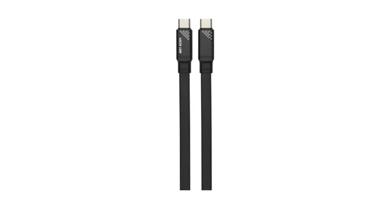 Green Lion Silicone USB-C to USB-C TPE Cable - Black