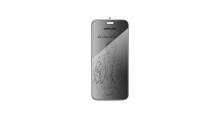Green Lion Sir Louis 3D Curved Advanced Privacy Protection Glass for iPhone 18 Pro / Pro Max - Black