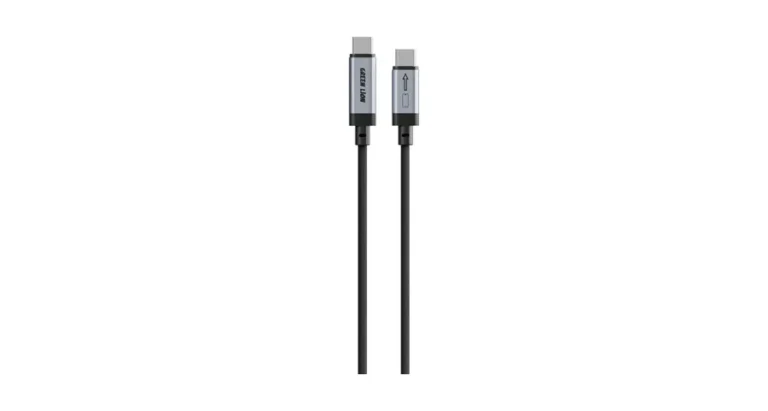 Green Lion Smart Protocol Braided USB-C to USB-C Cable - Black