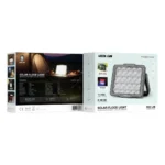 Green Lion Solar Flood Light with 4800mAh Battery & 43 LED Beads - Black