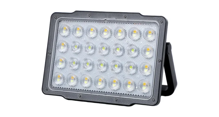 Green Lion Solar Flood Light with 7200mAh Battery & 59 LED Beads- Black