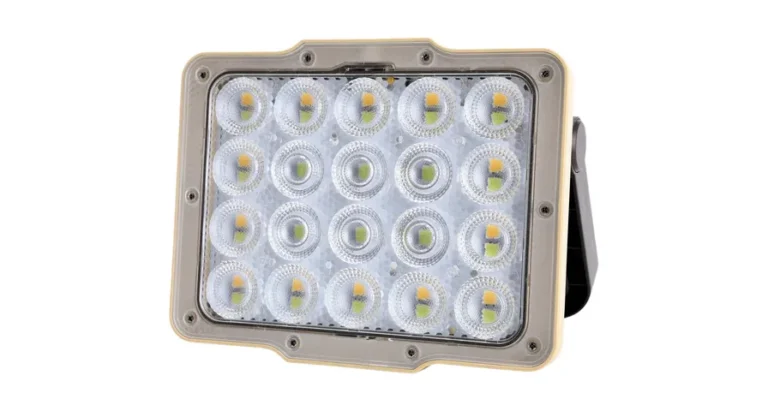 Green Lion Solar Flood Light with 4800mAh Battery & 43 LED Beads - Black