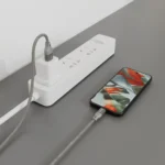 Green Lion USB-A Braided Charging Cable - Grey