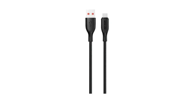 Green Lion USB-A Silicone Cable - Black