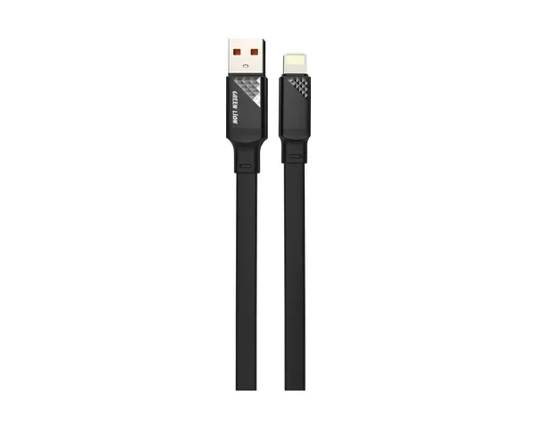Green Lion USB-A to Lightning TPE Cable - Black