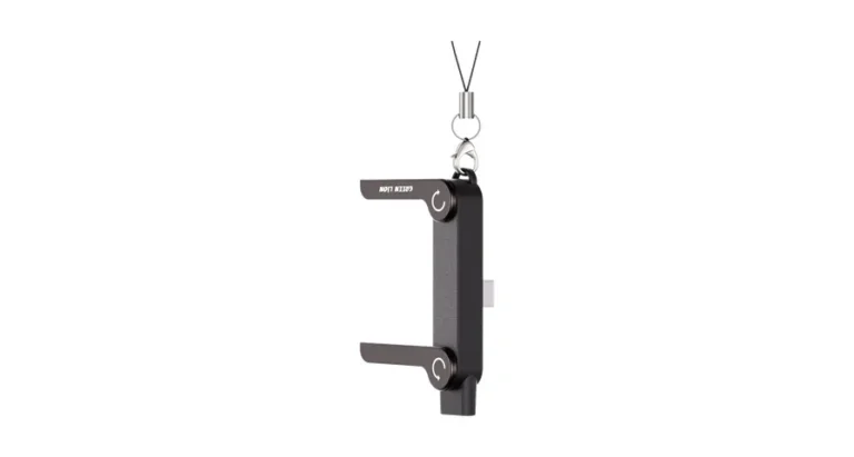 Green Lion USB-C 2-In-1 OTG Holder - Black