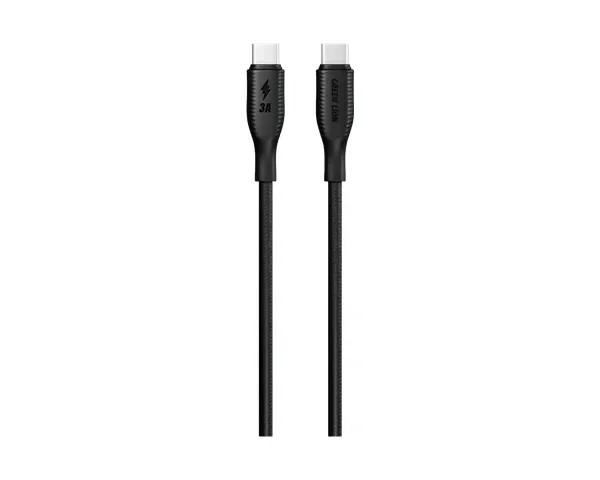 Green Lion USB-C Silicone Cable - Black