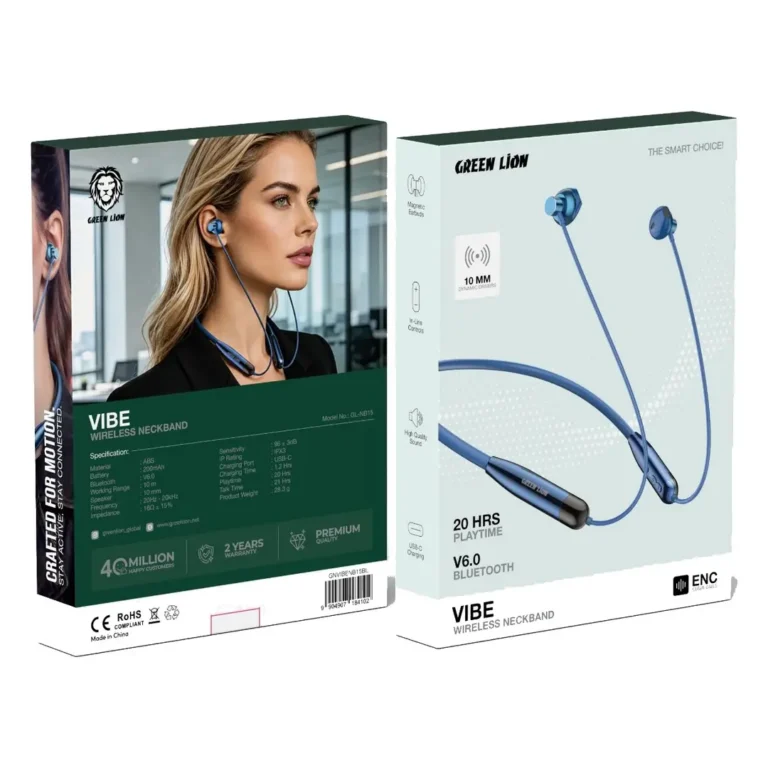 Green Lion Vibe Wireless Neckband