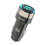 Green Lion Zinc Alloy Dual PD Car Charger - Black