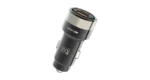 Green Lion Zinc Alloy PD+QC Car Charger - Black