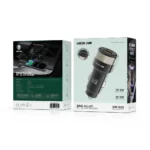 Green Lion Zinc Alloy PD+QC Car Charger - Black