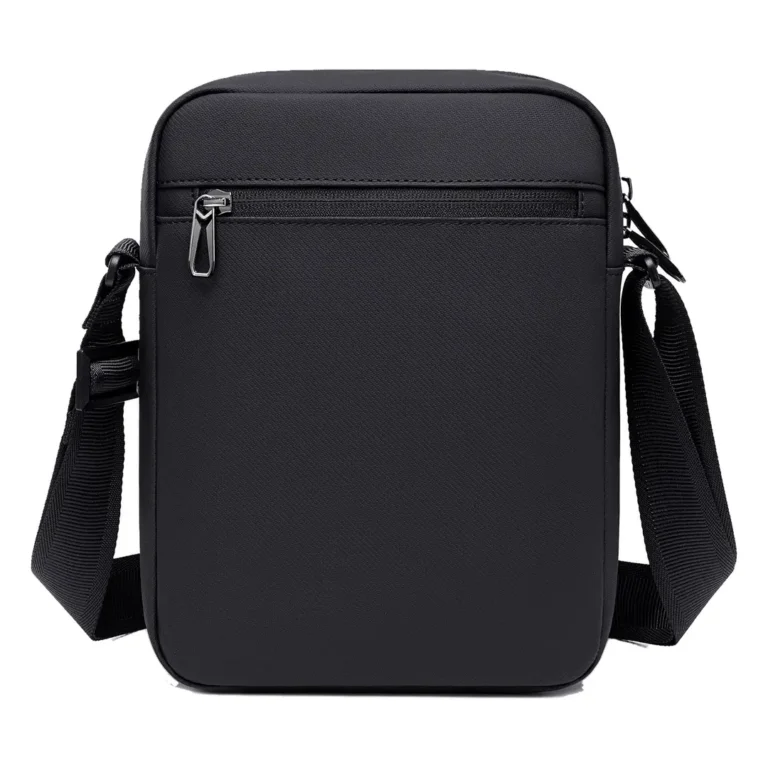Levelo Celle Polyester Sling Bag with Adjustable Strap - Black