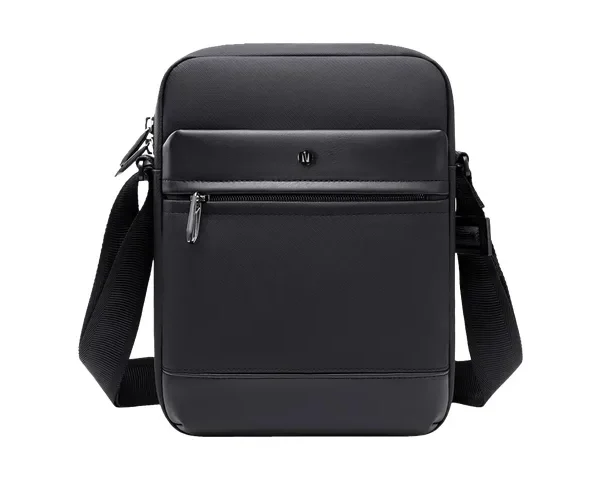 Levelo Celle Polyester Sling Bag with Adjustable Strap - Black