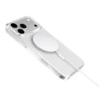 Levelo Otta MagSafe Case with Carbon Texture for iPhone 18/17 Pro / Pro Max - Clear