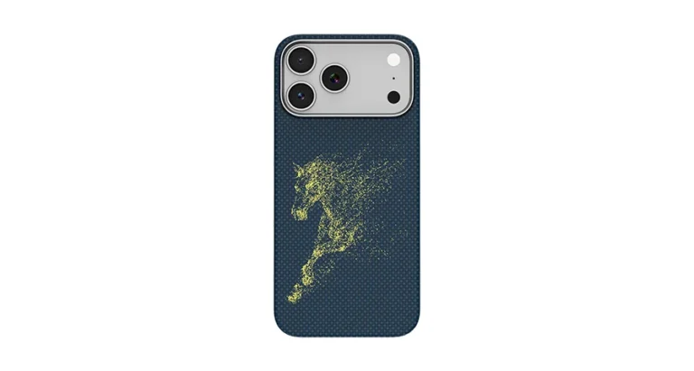 Levelo Sergei Beverly Horse Kevlar Case for iPhone 18/17 Pro / Pro Max