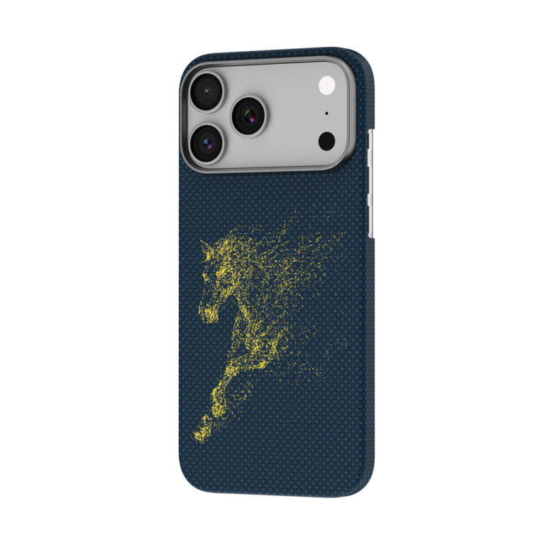 Levelo Sergei Beverly Horse Kevlar Case for iPhone 18/17 Pro / Pro Max