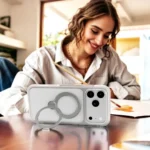 Levelo Soul Magnetic Case with Al Alloy Camera Control Button for iPhone 18/17 Pro / Pro Max