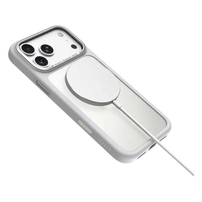 Levelo Tapa MagSafe Case with Metal Camera Ring for iPhone 18/17 Pro / Pro Max