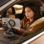 Porodo 2-in-1 MagSafe Car Mount & Phone Stand