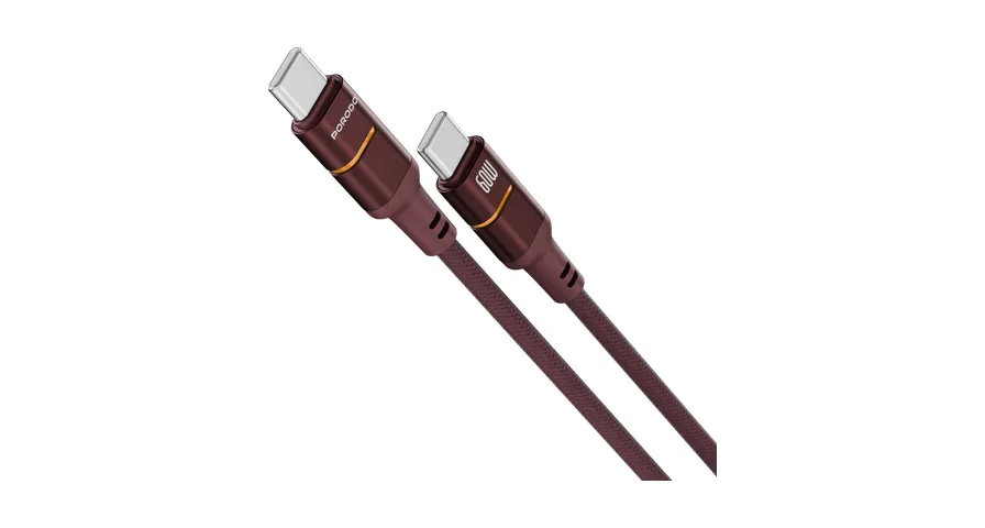 Porodo_Arcano_60W_USB_C_to_USB_cfb6787638 Porodo Arcano 60W USB-C to USB-C Cable with Ambient LED - Burgundy