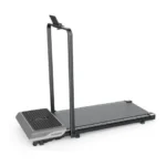 Porodo Athlete Dual-Function Treadmill with Built - in Vibration Training - Black