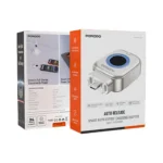 Porodo Auto Release Smart Auto Cut-Off Charging Adapter - Silver