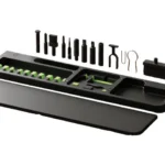 Porodo Blue 22-In-1 Cleaning Kit Box & Wrist Rest Pad - Black