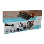 Porodo Blue 22-In-1 Cleaning Kit Box & Wrist Rest Pad - Black