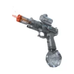 Porodo Blue Auto-Firing Electric Water Gun with Built-In Water Reservoir - Grey