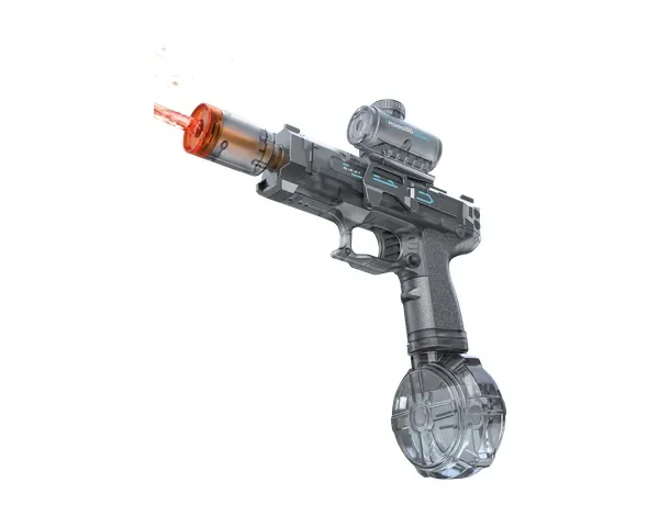 Porodo Blue Auto-Firing Electric Water Gun with Built-In Water Reservoir - Grey