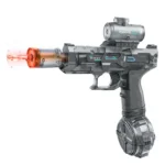 Porodo Blue Auto-Firing Electric Water Gun with Built-In Water Reservoir - Grey