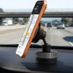 Porodo Blue Car Phone Holder with Multi-Surface Mounting - Black