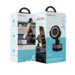 Porodo Blue Car Phone Holder with Multi-Surface Mounting - Black