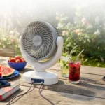 Porodo Blue Cooling & Lighting FAN with Power Bank Function - White