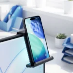 Porodo Blue Flexible Portable Stand with Anti - Shake Design - Black
