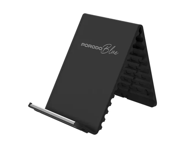 Porodo Blue Flexible Portable Stand with Anti - Shake Design - Black