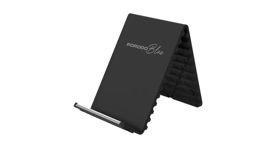 Porodo_Blue_Flexible_Portable__797efb69d0 Porodo Blue Flexible Portable Stand with Anti - Shake Design - Black