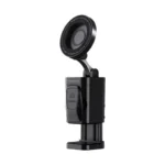 Porodo Clip Selfie Travel Phone Mount with Ultra-Strong Magnetic Attachment - Black