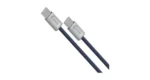 Porodo Cobra 60W Ultra-Slim USB-C to USB-C Cable With Nylon Braided Design – Blue