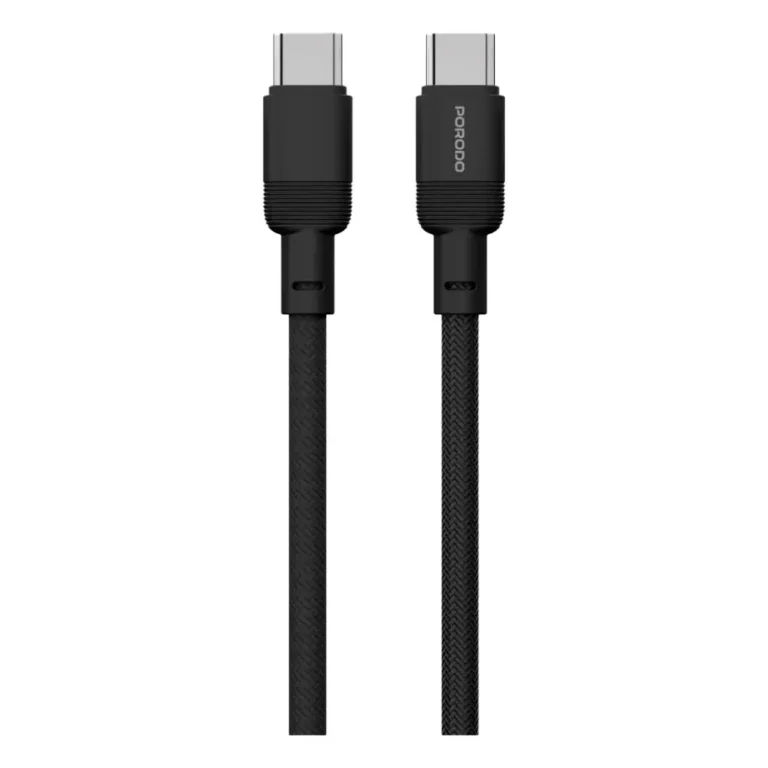 Porodo Electro 60W Dual Port Car Charger with Fast Charging Technology- Black