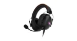 Porodo Gaming Aloma Wired Headphones with Soft Over-Ear Foam Pads - Black